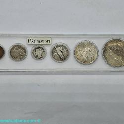 Rare Complete Set 1925 US 6 Coin Set includes Stone Mountain in Whitman holder.