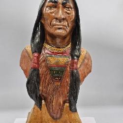 Vintage Yozie Mold hand painted by the late Mrs. Bradley who resided on the Pamunkey Indian Tribe in