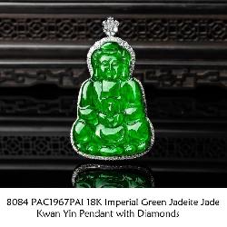 JADEITE JADE IMPERIAL GREEN KWAN YIN