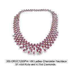 RUBY AND DIAMOND NECKLACE