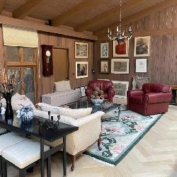 high-end furniture, rugs, fine art