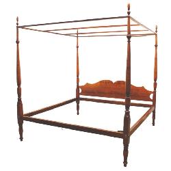  Lot 100 Eldred Wheeler king size 4 poster canopy bed online catalog #100 kicks off the auction at 12pm sharp 04/28/24  view/bid www.SouthJerseyAuction.com 