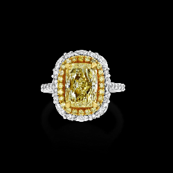 fancy Yellow Diamond Ring- GIA
