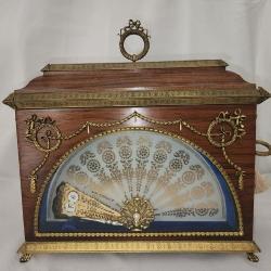 House of Igor Carl Faberge imperial fan clock