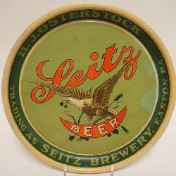 1089	ANTIQUE BEER TRAY, SEITZ BEER EASTON PA, APPROXIMATELY 13 IN