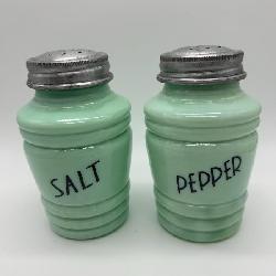 Jadeite Salt and Pepper 