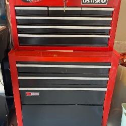 L - CRAFTSMAN TOOL CHEST W/ CONTENTS (G51)
