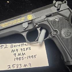 R - BERETTA M9 92FS 9MM 1985-1985 2583M9 (352)
