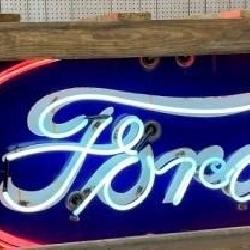 ORIG. FORD NEON NC SIGN 