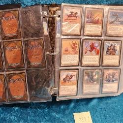 11 - MAGIC THE GATHERING CARDS W/BINDER (A247)