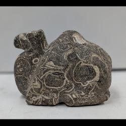 An Early Antique Pakistani Carved Stone Camel, Possibly Bactria-Margiana