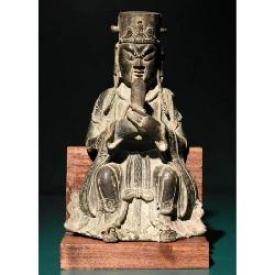 Antique Seated Chinese Bronze Buddha Ming Dynasty