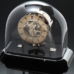 *Rare* 1930s Jean-Léon Reutter PO1 ATMOS Clock Nickel Plated Art Deco Brevets J.L. Reutter S.G.D.G. P01