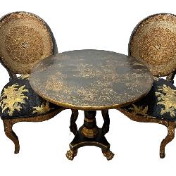 Asian Table & Chairs