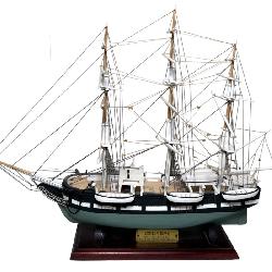 Lot 420-  Hand Crafted Charles W. Morgan New Bedford Whaling (1841) Schooner Tall Ship Model - Piel Craftsmen