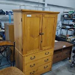 Wooden Dresser/Armoire